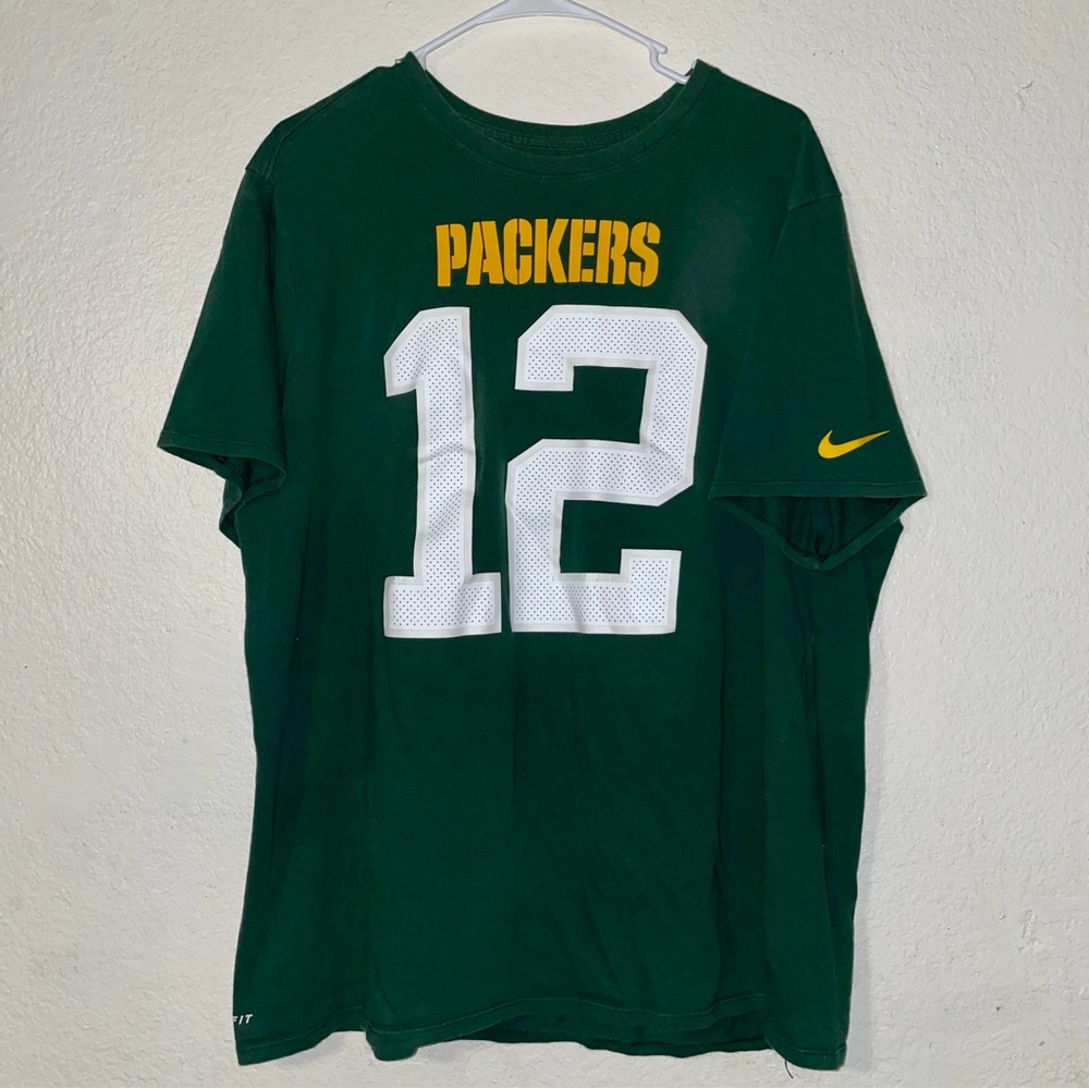 Nike NFL Green Bay Packers Rodgers Shirt (XXL)